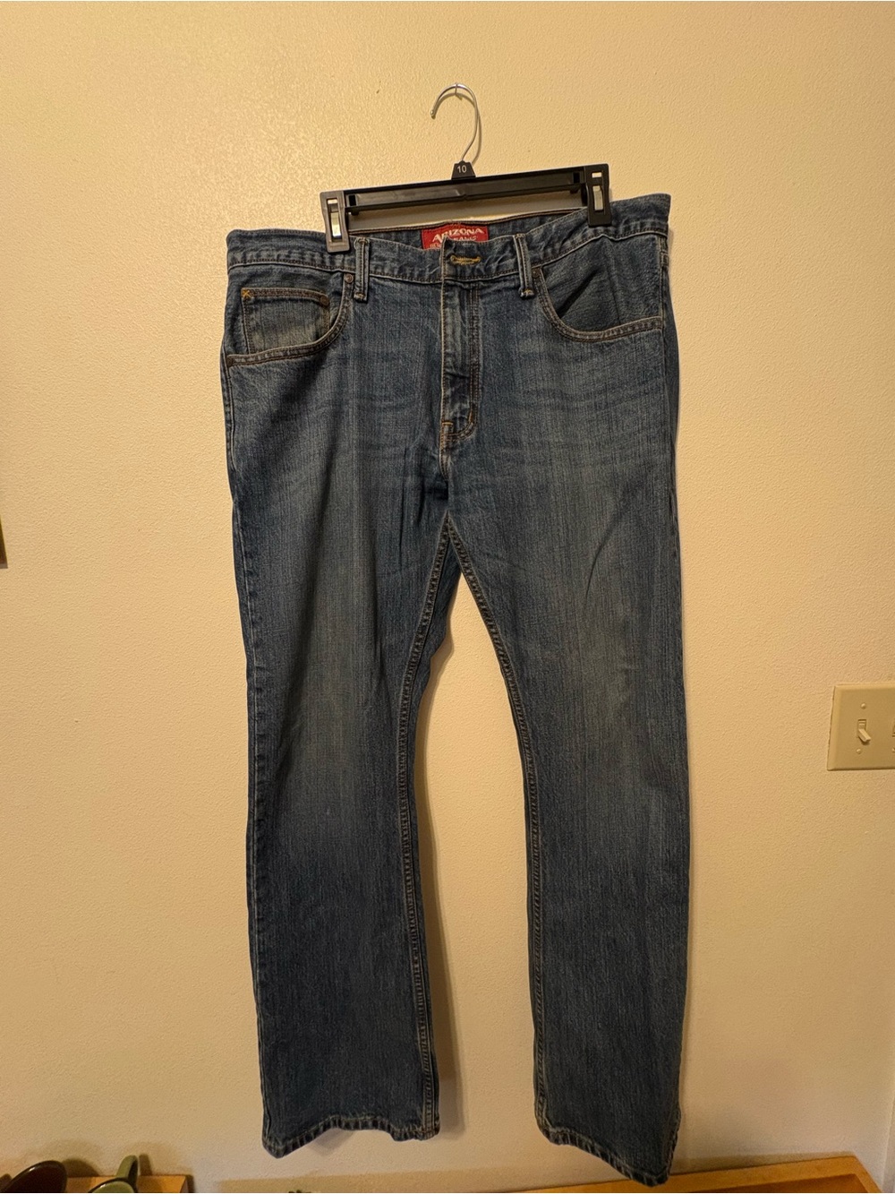 Arizona Jean Company Men’s Bootcut Denim Jeans - Medium Blue